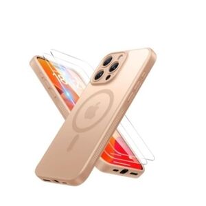 FlyReal Designed for iPhone 16 Pro Cases (Tan) (2pcs Phone Cases)